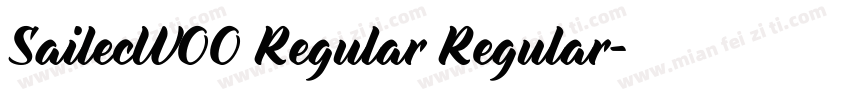 SailecW00 Regular Regular字体转换